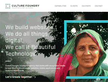 Tablet Screenshot of culturefoundry.com